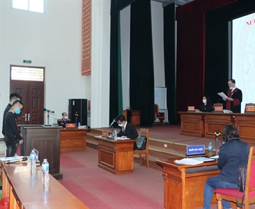 Viện KSND - TAND huyện Gia Lâm phối hợp tổ chức phiên tòa rút kinh nghiệm vụ...